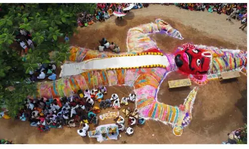 திரவுபதியம்மன் கோவிலில் துரியோதனன் படுகளம்