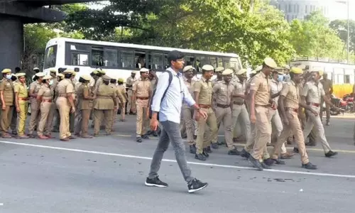 பிரதமர் மோடி வருகை: சென்னையில் 5 அடுக்கு பாதுகாப்பு- 22 ஆயிரம் போலீசார் கண்காணிப்பு