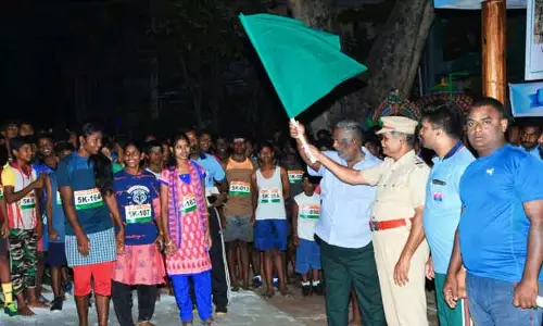 கார்கில் போர் வெற்றி விழாவையொட்டி மினிமாரத்தான் போட்டி