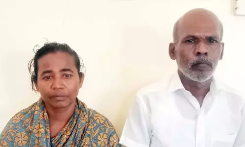 மருமகள் கொலை வழக்கில் திண்டுக்கல் கோர்ட்டில் தம்பதி சரண் மருமகள் கொலை வழக்கில் திண்டுக்கல் கோர்ட்டில் தம்பதி சரண்