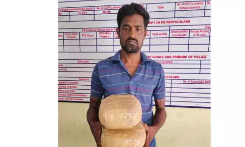 3 கிலோ கஞ்சா கடத்தல்