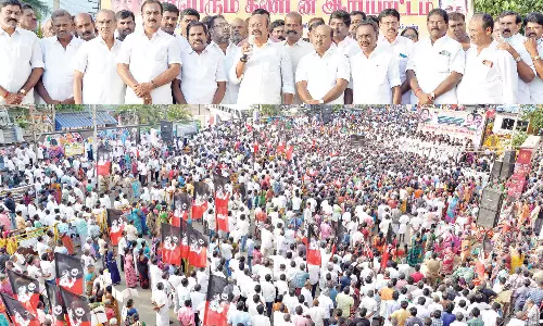 தி.மு.க. அரசின் புதிய வரி விதிப்பால் மக்களுக்கு கடும் சுமை தி.மு.க. அரசின் புதிய வரி விதிப்பால் மக்களுக்கு கடும் சுமை