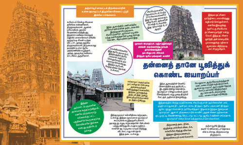 தன்னைத் தானே பூஜித்துக் கொண்ட ஐயாறப்பர் தன்னைத் தானே பூஜித்துக் கொண்ட ஐயாறப்பர்