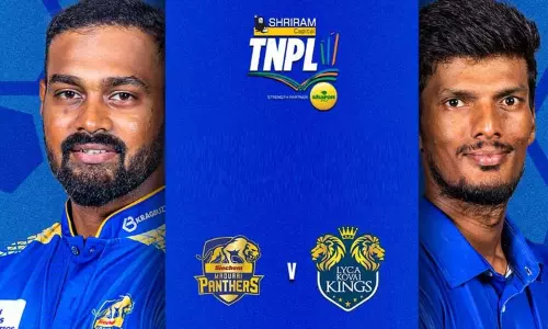 டி.என்.பி.எல் வெளியேற்றுதல் சுற்று : டாஸ் வென்ற மதுரை அணி பேட்டிங் தேர்வு டி.என்.பி.எல் வெளியேற்றுதல் சுற்று : டாஸ் வென்ற மதுரை அணி பேட்டிங் தேர்வு