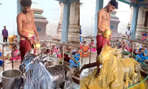 பிரதோஷத்தையொட்டி மோகனூர் அசலதீபேஸ்வரர் கோவிலில் சிறப்பு பூஜை