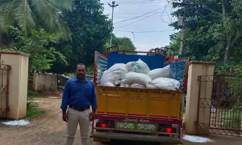 2 டன் ரேஷன் அரிசி பறிமுதல் 2 டன் ரேஷன் அரிசி பறிமுதல்