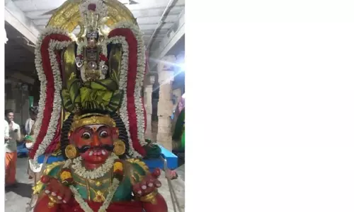 பூத வாகனத்தில் அம்மன் வீதி உலா