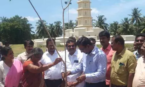 மனோராவில், ரூ.33 லட்சத்தில் சிறுவர் பூங்கா புதுப்பிக்கும் பணி