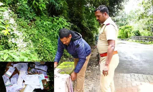 கொடைக்கானல் அருகே ஓடையில் வீசப்பட்ட அரசு தரப்பு தபால்கள் - தபால்காரர் மீது கடும் நடவடிக்கை...! கொடைக்கானல் அருகே ஓடையில் வீசப்பட்ட அரசு தரப்பு தபால்கள் - தபால்காரர் மீது கடும் நடவடிக்கை...!
