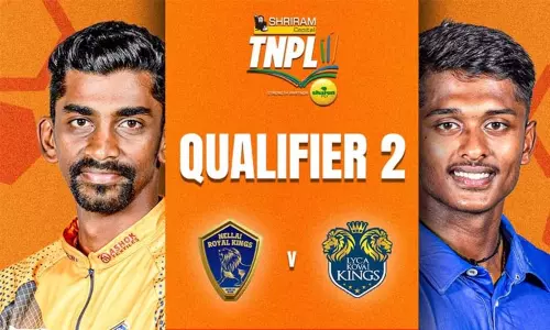 டி.என்.பி.எல். 2-வது தகுதி சுற்று : டாஸ் வென்ற கோவை அணி பந்துவீச்சு தேர்வு