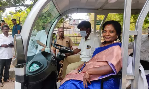 சர்வதேச புலிகள் தினம்: வண்டலூர் உயிரியல் பூங்காவிற்கு வருகை தந்த தமிழிசை சவுந்தரராஜன் சர்வதேச புலிகள் தினம்: வண்டலூர் உயிரியல் பூங்காவிற்கு வருகை தந்த தமிழிசை சவுந்தரராஜன்