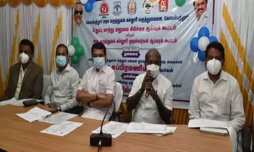கோவையில் கல்லூரிகளுக்கு நேரில் சென்று மாணவர்களுக்கு பூஸ்டர் தடுப்பூசி செலுத்தப்படும்- அமைச்சர் மா.சுப்பிரமணியன் பேட்டி