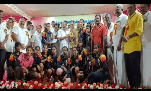 மாநில கபடி போட்டியில்  வி.ஆர்.டி. அரசு பெண்கள் பள்ளி மாணவிகள் சாதனை