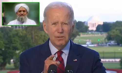 அல்கொய்தா தலைவர் கொல்லப்பட்டார்: நீதி வழங்கப்பட்டுள்ளது - அமெரிக்க அதிபர் ஜோ பைடன் அல்கொய்தா தலைவர் கொல்லப்பட்டார்: நீதி வழங்கப்பட்டுள்ளது - அமெரிக்க அதிபர் ஜோ பைடன்