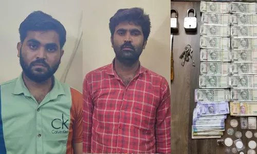 வேலைக்கு சேர்ந்த 2 வாரத்திலேயே கடையில் கைவரிசை.. போலீசில் சிக்கிய வடமாநில வாலிபர்கள் வேலைக்கு சேர்ந்த 2 வாரத்திலேயே கடையில் கைவரிசை.. போலீசில் சிக்கிய வடமாநில வாலிபர்கள்
