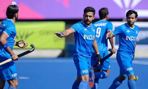 காமன்வெல்த் ஆடவர் ஹாக்கி: இந்தியா-கனடா அணிகள் இன்று மோதல் காமன்வெல்த் ஆடவர் ஹாக்கி: இந்தியா-கனடா அணிகள் இன்று மோதல்