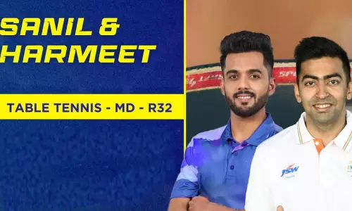 காமன்வெல்த் டேபிள் டென்னிஸ் போட்டி : முதல் சுற்றில் இந்திய இணை ஹர்மீத் தேசாய், சனில் ஷெட்டி வெற்றி