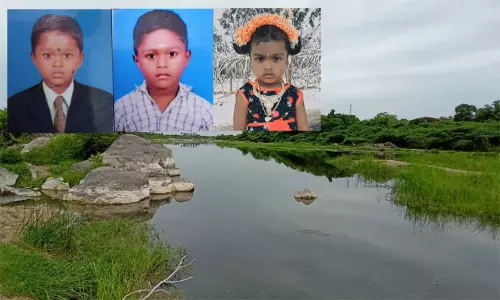 3 குழந்தைகளை இடுப்பில் கட்டிக்கொண்டு ஆற்றில் குதித்த தாய் - அதிர்ச்சி சம்பவம் 3 குழந்தைகளை இடுப்பில் கட்டிக்கொண்டு ஆற்றில் குதித்த தாய் - அதிர்ச்சி சம்பவம்