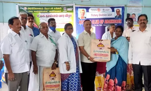 அரக்கோணம் ரோட்டரி சங்கம் சார்பில் உலக தாய்ப்பால் வார விழா