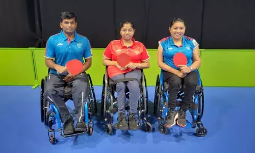 காமன்வெல்த் போட்டி: பாரா டேபிள் டென்னிஸ் போட்டியில் தங்கம் வென்றார் பவினா படேல் காமன்வெல்த் போட்டி: பாரா டேபிள் டென்னிஸ் போட்டியில் தங்கம் வென்றார் பவினா படேல்