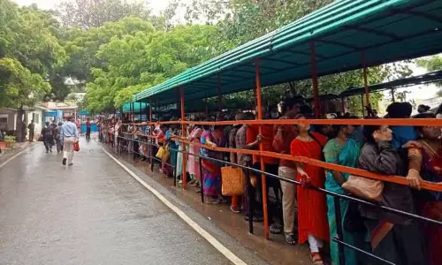 சுற்றுலா பயணிகள் கூட்டம் அலைமோதியது