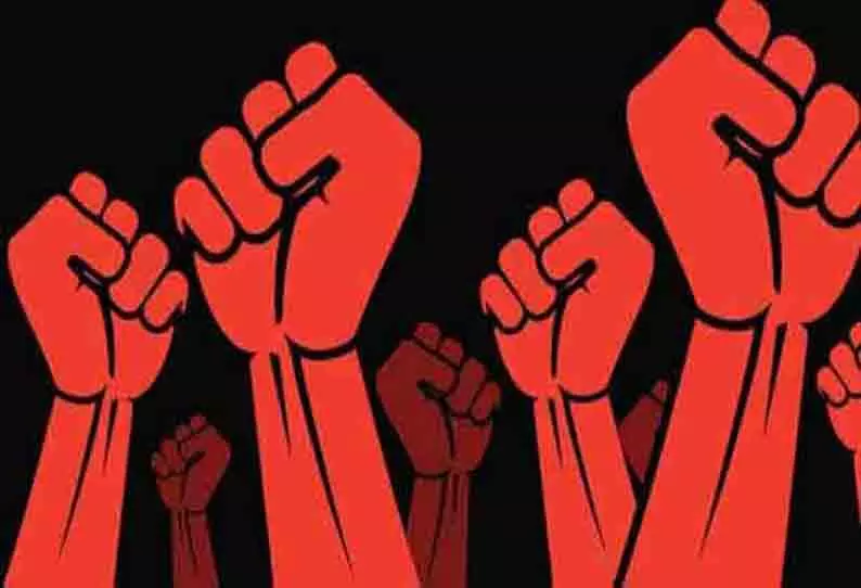 ரெயில்வே தொழிலாளர்கள் கண்டன ஆர்ப்பாட்டம் ரெயில்வே தொழிலாளர்கள் கண்டன ஆர்ப்பாட்டம்