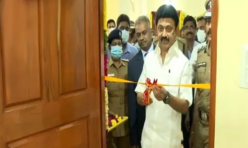 சென்னையில் காவலர் குடியிருப்புக்கள் - முதல்-அமைச்சர் மு.க.ஸ்டாலின் திறந்து வைத்தார்