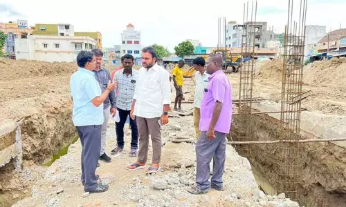 செஞ்சி பஸ் நிலைய விரிவாக்க பணியை அதிகாரி ஆய்வு