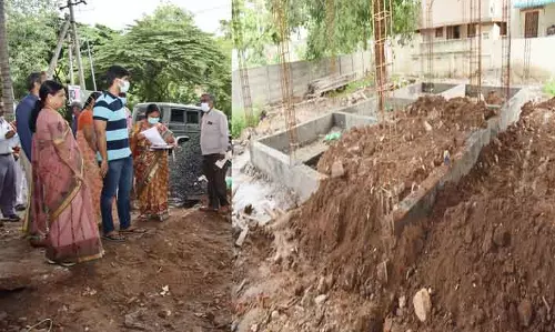 ரூ.25 லட்சத்தில் நகர்நல மையம் கட்டும் பணி