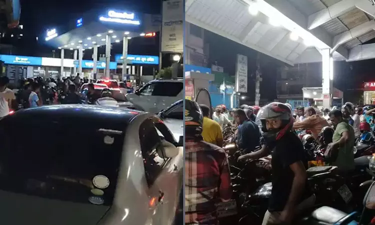 வங்கதேசத்தில் இதுவரை இல்லாத அளவுக்கு பெட்ரோல், டீசல் விலை உயர்வு! அரசின் முடிவை கண்டித்து பொதுமக்கள் போராட்டம்! வங்கதேசத்தில் இதுவரை இல்லாத அளவுக்கு பெட்ரோல், டீசல் விலை உயர்வு! அரசின் முடிவை கண்டித்து பொதுமக்கள் போராட்டம்!