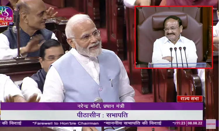 உங்களது ஒரு வரி பேச்சுகள்... வெற்றிக்கான வரிகளும் கூட:  வெங்கையா நாயுடுவுக்கு பிரதமர் மோடி புகழாரம்