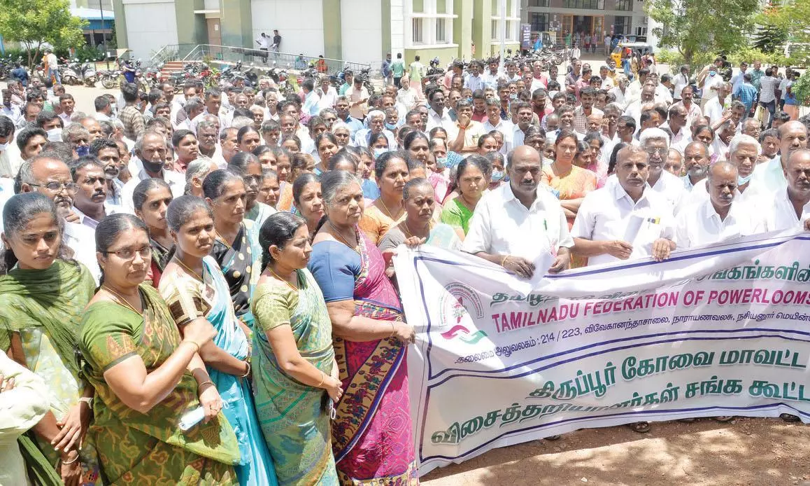 விசைத்தறிகளுக்கான மின் கட்டண உயர்வை ரத்து செய்ய வேண்டும்