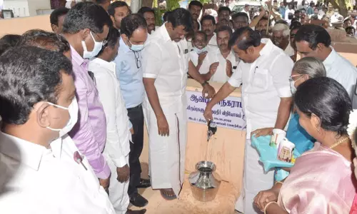 ஆவடி மாநகராட்சியில் ரூ.114 கோடியில் மேல்நிலை குடிநீர் தொட்டி - அமைச்சர் கே.என்.நேரு திறந்து வைத்தார்