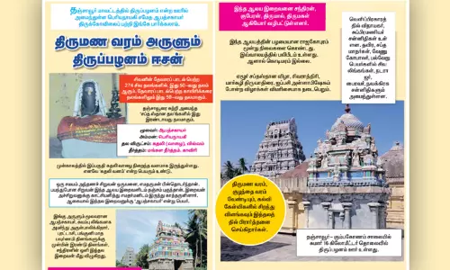 திருமண வரம் அருளும் திருப்பழனம் ஈசன் திருமண வரம் அருளும் திருப்பழனம் ஈசன்