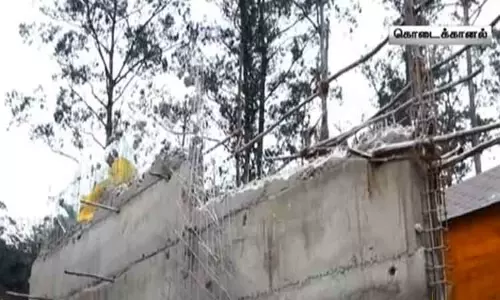 பில்லர் ராக் முன்பு கட்டப்பட்ட பெருஞ்சுவர் - பொதுமக்கள் எதிர்ப்பால் இடிப்பு