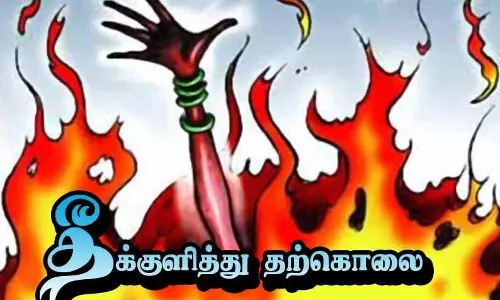 தீக்குளித்த இளம்பெண் உடல் கருகி சாவு; ஆர்.டி.ஓ. விசாரணை தீக்குளித்த இளம்பெண் உடல் கருகி சாவு; ஆர்.டி.ஓ. விசாரணை
