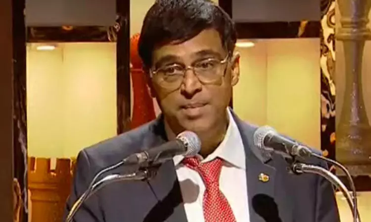 இந்தியாவின் செஸ் வீரராக இங்கு நிற்பதில் பெருமை அடைகிறேன் - விஸ்வநாதன் ஆனந்த் நெகிழ்ச்சி இந்தியாவின் செஸ் வீரராக இங்கு நிற்பதில் பெருமை அடைகிறேன் - விஸ்வநாதன் ஆனந்த் நெகிழ்ச்சி