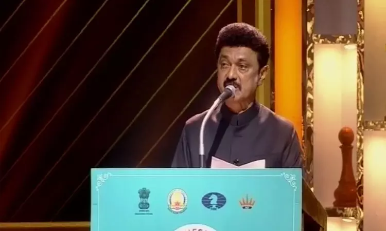 செஸ் ஒலிம்பியாட் நிறைவு விழாவில் முதலமைச்சர் மு.க.ஸ்டாலின் உரை செஸ் ஒலிம்பியாட் நிறைவு விழாவில் முதலமைச்சர் மு.க.ஸ்டாலின் உரை