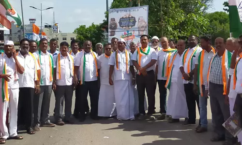 ஆரணி, கீழ்பென்னாத்தூர் பகுதியில் காங்கிரஸ் கட்சியினர் நடைபயணம்