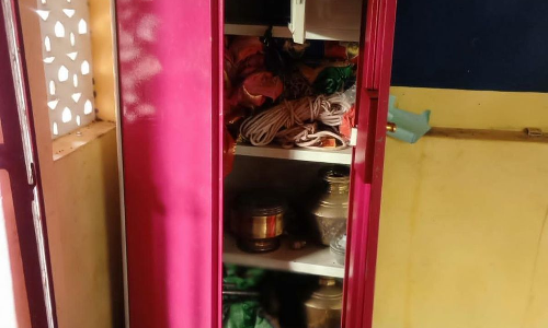 கோவில் கதவை உடைத்து ரூ.54 ஆயிரம்-நகை கொள்ளை