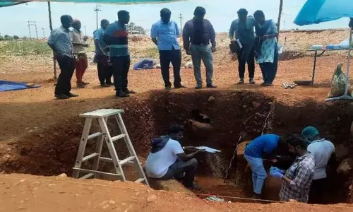 சிவகளை அகழாய்வு பணியில் முதல் முறையாக தங்கப்பொருள் கண்டுபிடிப்பு..!