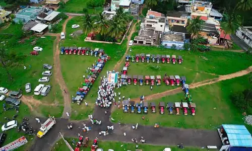 75-வது சுதந்திர தின விழாவை முன்னிட்டு   பா.ஜனதா சார்பில் டிராக்டர் பேரணி