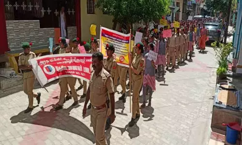 போதை பொருள் ஒழிப்பு விழிப்புணர்வு பேரணி