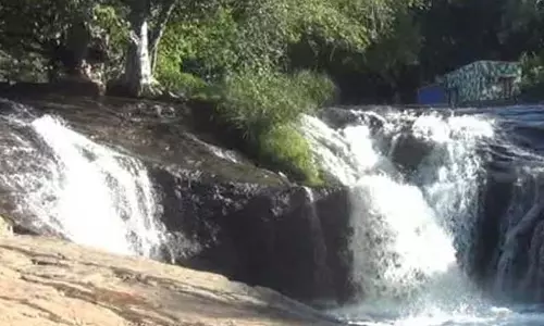 நீர்வரத்து சீரானதால்   கும்பக்கரை அருவியில் சுற்றுலா பயணிகள் குளிக்க அனுமதி