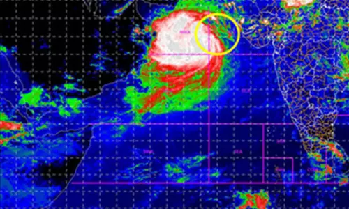 அரபி கடலில் காற்றழுத்த தாழ்வு நிலை; மீனவர்களுக்கு எச்சரிக்கை