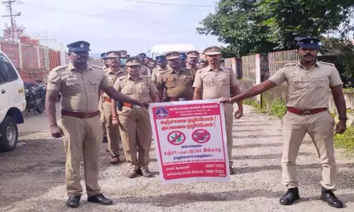 வால்பாறையில் போதைப்பொருள் ஒழிப்பு விழிப்புணர்வு பேரணி