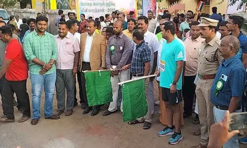 போதைப்பொருட்களுக்கு எதிரான விழிப்புணர்வு மாரத்தான் ஓட்டம்