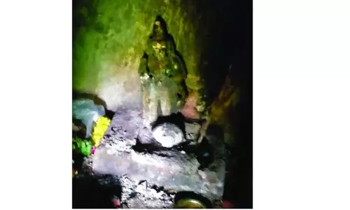 செஞ்சி கோட்டையில் பதற்றம்    கமலக்கண்ணி அம்மன் சிலை உடைப்பு    மர்ம நபர்களுக்கு போலீஸ் வலைவீச்சு