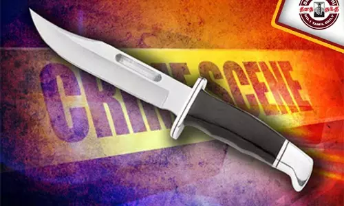 கட்டிட தொழிலாளிக்கு அரிவாள் வெட்டு கட்டிட தொழிலாளிக்கு அரிவாள் வெட்டு