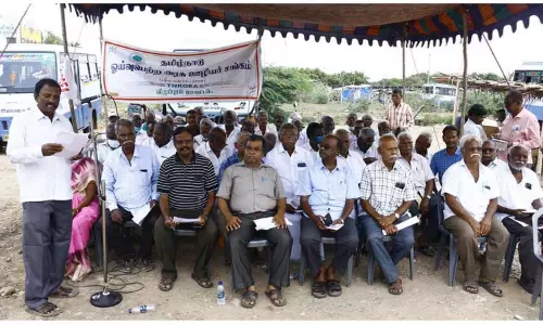 விழுப்புரத்தில்    ஓய்வூதியர்கள் ஆர்ப்பாட்டம்